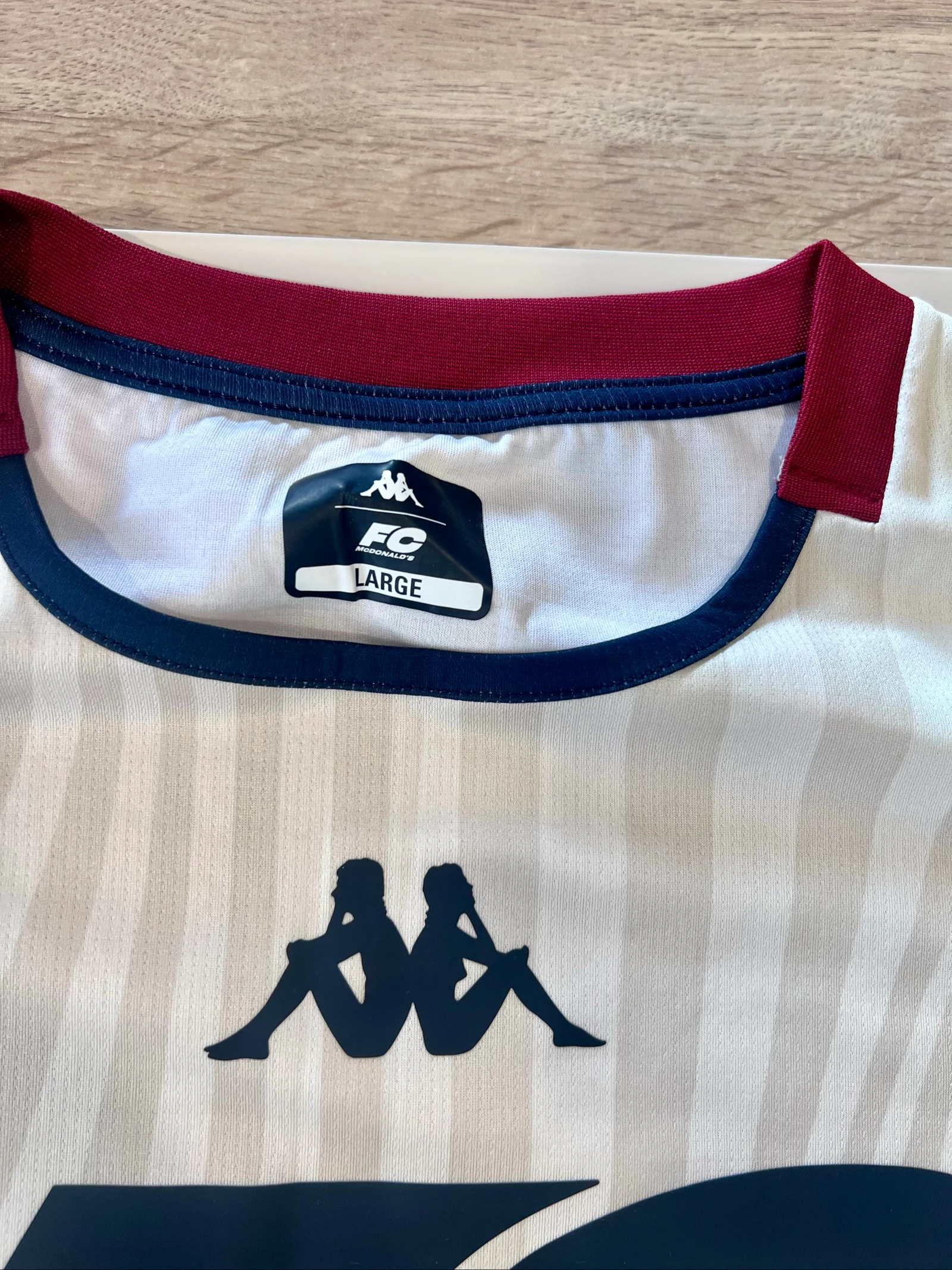 Camisola de futebol Kappa x FC McDonald's Ligue 1 - Tamanho G (Edição Limitada) – photo 3
